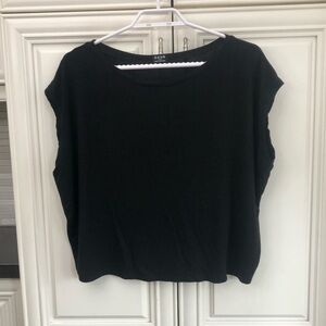 Daub women’s loose fit black t-shirt